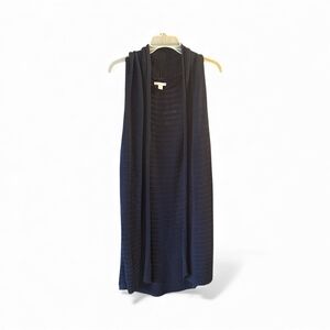 Elegant Black Sleeveless Sweater